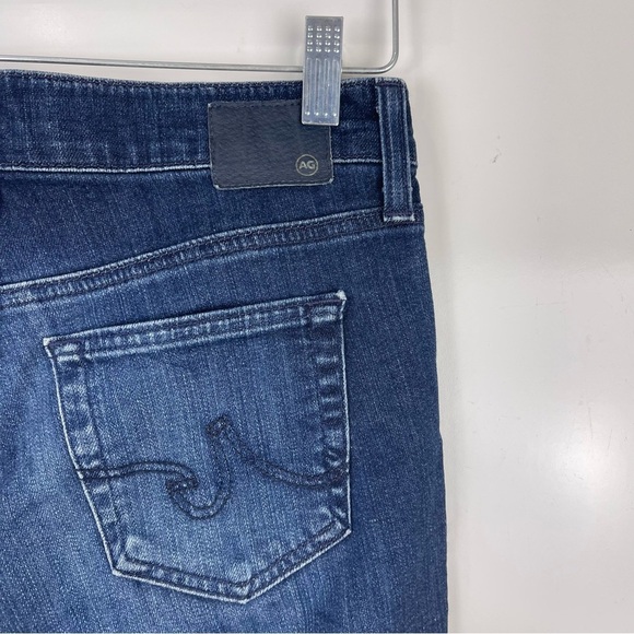 AG Jeans The Beau Slouchy Skinny Jeans Dark Wash Faded Women's Size 25R - Picture 7 of 10